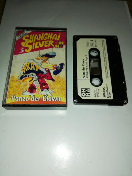 Shanghai Silver Folge 3 Ponzo der Clown 4-fach Silber geschraubt Schwarz mit Weißen Aufkleber 4.60603 CD