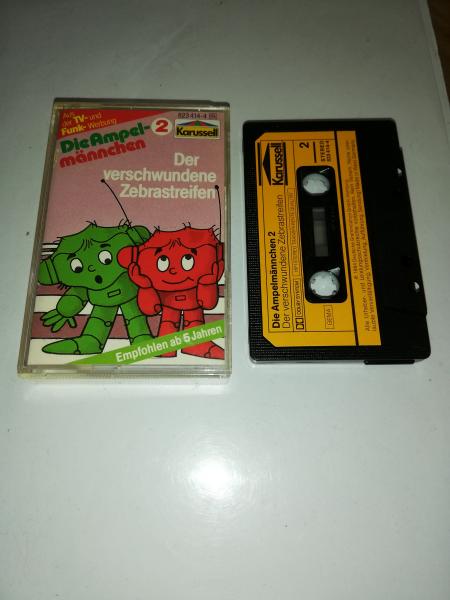 Die Ampelmännchen Folge 2 Der verschwundene Zebrastreifen Schwarz mit Gelben Aufkleber 823414-4