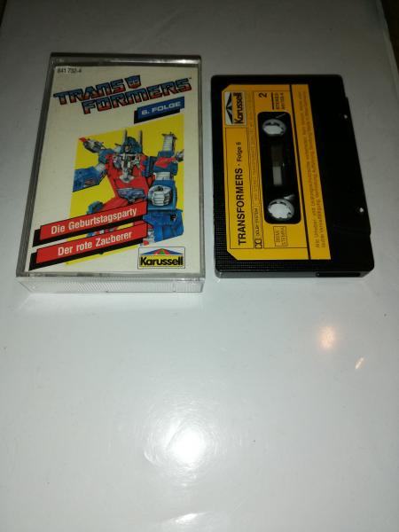 Transformers Folge 6 Die Geburtstagsparty/Der rote Zauberer Schwarz mit Gelben Aufkleber 841732-4