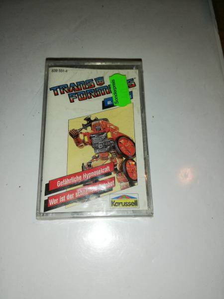 Transformers Folge 2 Gefährliche Hypnosekraft/Wer ist der schnellste Autobot Schwarz mit Gelben Aufkleber 839551-4 Originalverpackt