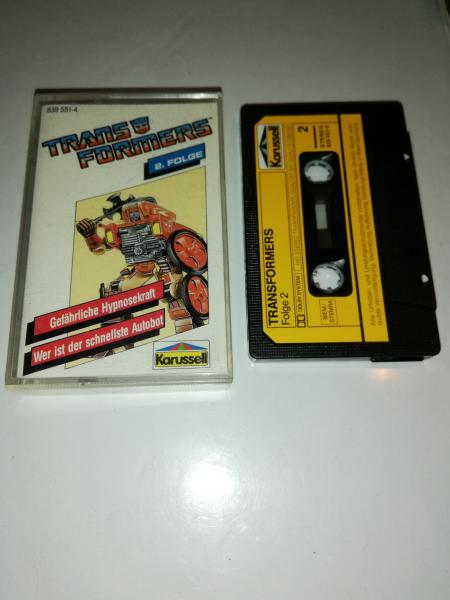 Transformers Folge 2 Gefährliche Hypnosekraft/Wer ist der schnellste Autobot Schwarz mit Gelben Aufkleber 839551-4