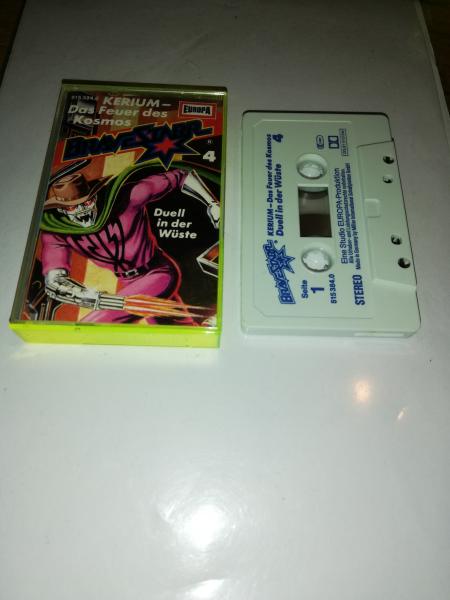 Bravestarr Folge 4 Duell in der Wüste Weiß mit Blauen Druck 515384.0