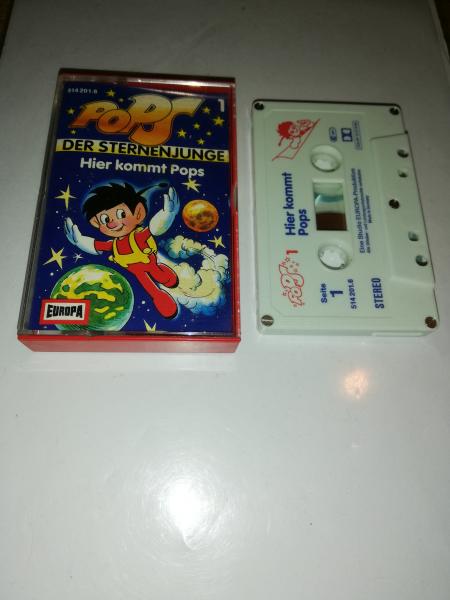 Pops der Sternenjunge Folge 1 5-fach Silber geschraubt Hier kommt Pops Weiß mit Blau Roten Druck 514201.6