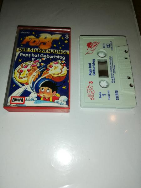 Pops der Sternenjunge Folge 3 Pops hat Geburtstag Weiß mit Blau Roten Druck 514203.2 Europa