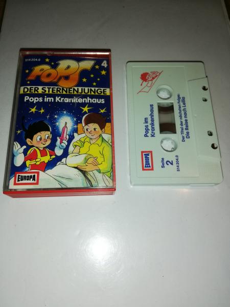 Pops der Sternenjunge Folge 4 Pops im Krankenhaus Weiß mit Blau Roten Druck 514204.0 Europa
