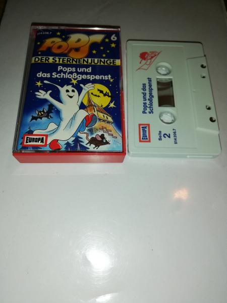 Pops der Sternenjunge Folge 6 Pops und das Schloßgespenst Weiß mit Blau Roten Druck 514206.7