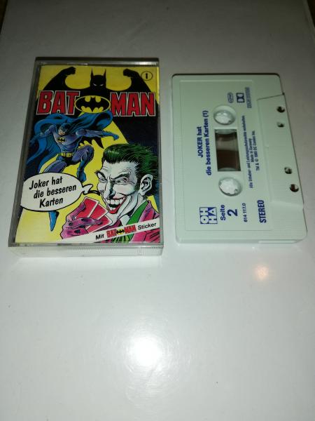 Batman Folge 1 Joker hat die besseren Karten Weiß mit Blauen Druck 614117.0