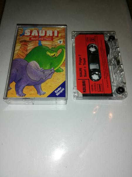 Sauri Folge 7 Sauri und Topsi Transparent mit Roten Aufkleber 133139 Kolibri