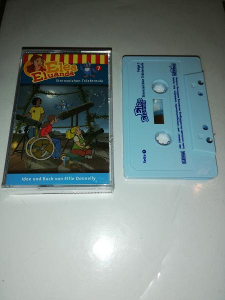 Elea Eluanda Folge 7 Sternzeichen Tröstereule Weiß mit Blauen Druck 4.28107 Kiddinx