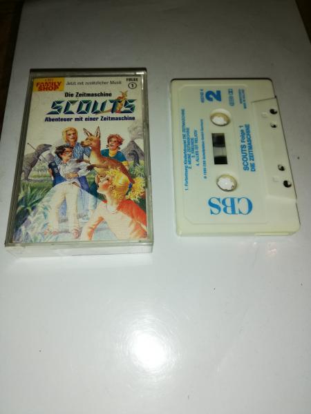 Scouts Folge 1 Die Zeitmaschine Weiß mit Blauen Druck 465740.4