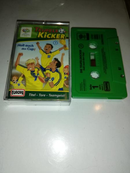 Die Teufelskicker Folge 3 Holt euch den Cup! Grün mit Schwarzen Druck 8287668547.4