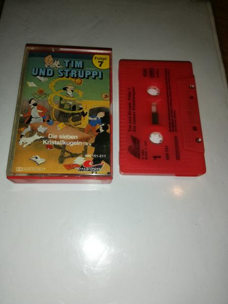 Tim und Struppi Folge 7 Die sieben Kristallkugeln Rot mit Schwarzen Druck 495151-211 Maritim