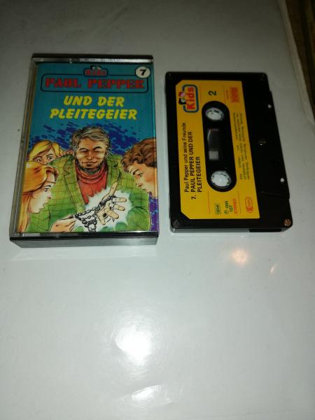 Paul Pepper Folge 7 und der Pleitegeier 5-fach Silber geschraubt Schwarz mit Gelben Aufkleber 107