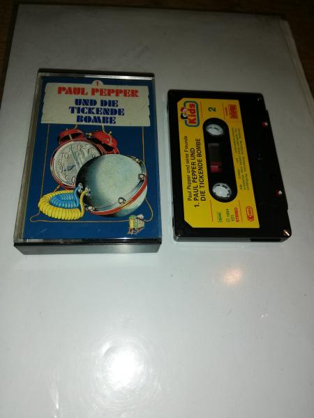 Paul Pepper Folge 1 und die tickende Bombe 5-fach Silber geschraubt Schwarz mit Gelben Aufkleber 101