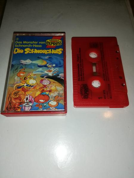 Die Schnorchels Folge 5 Das Monster von Schnorch-Ness Rot mit Schwarzen Druck 497672-215