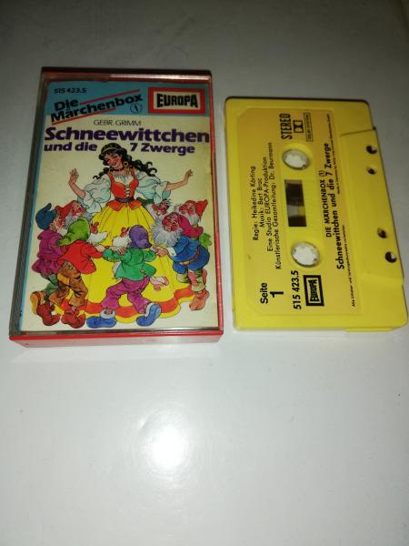 Die Märchenbox Folge 1 Schneewittchen und die 7 Zwerge/Tischlein deck dich Gelb mit Gelben Aufkleber 515423.5