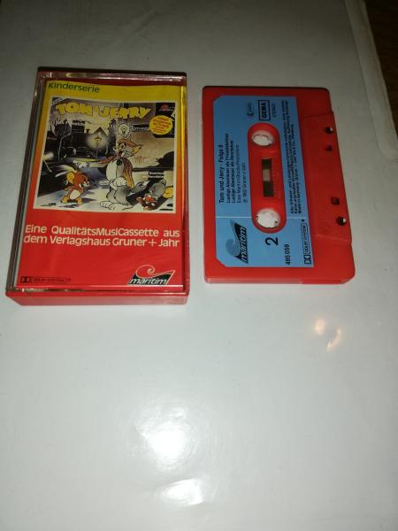 Tom & Jerry Folge 8 Lustige Abenteuer als Privatdetektive und als Rennfahrer Rot mit Blauen Aufkleber 495059-211 Maritim