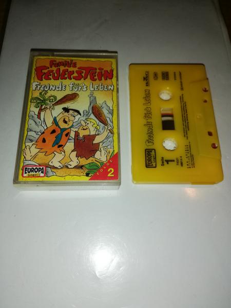 Familie Feuerstein Folge 2 Freunde für`s Leben Schwarz mit Gelben Druck 7432146614.4