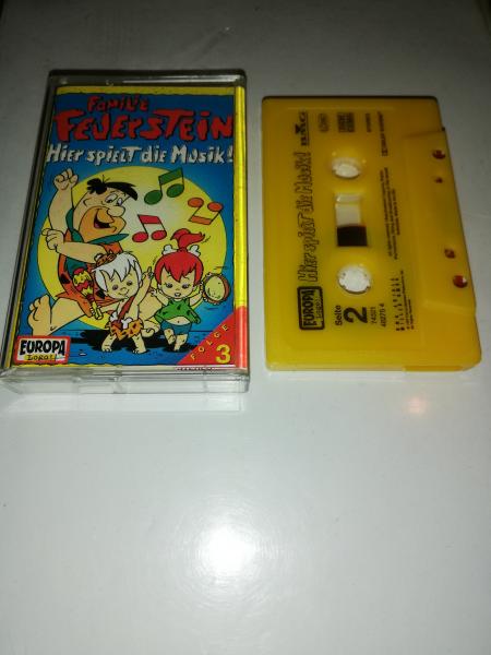 Familie Feuerstein Folge 3 Hier spielt die Musik Gelb mit Schwarzen Druck 7432148275.4