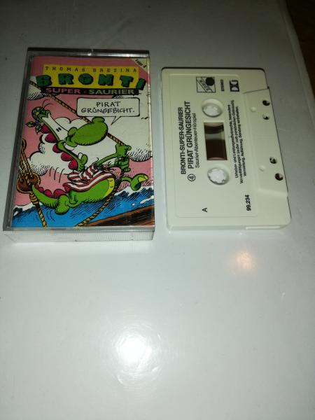 Bronti Super-Saurier Folge 4 Pirat Grüngesicht Weiß mit Schwarzen Druck 99.234