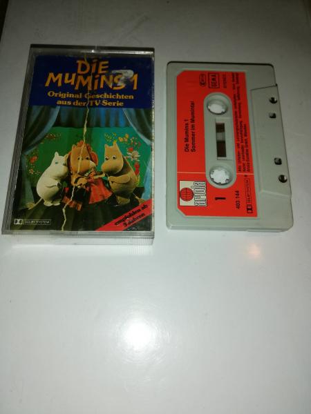 Die Mumins Folge 1 Sommer im Mumintal Grau mit Roten Aufkleber 403144-242 Ariola ( Frontcover geklebt)