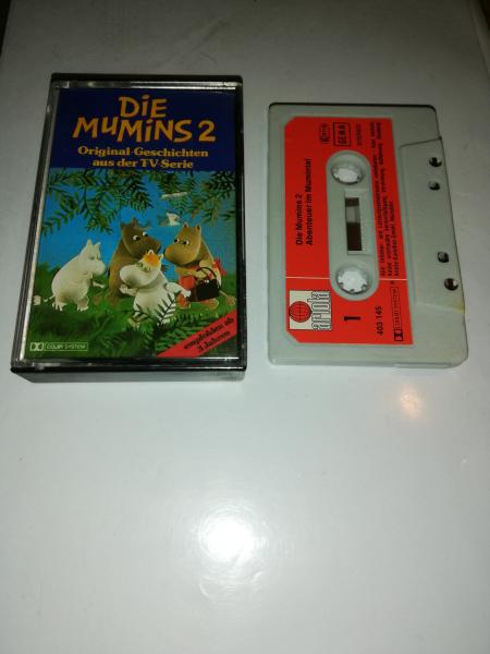 Die Mumins Folge 2 Abenteuer im Mumintal Grau mit Roten Aufkleber 403145-242 Ariola