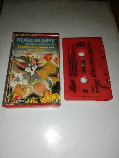 Bugs Bunny Lustige Abenteuer auf dem Mars Rot mit Schwarzen Druck 495074-211