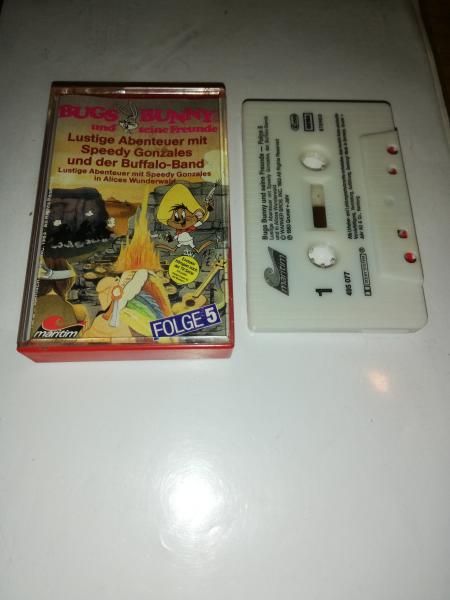 Bugs Bunny Folge 5 Lustige Abenteuer mit Speedy Gonzales und der Buffalo-Band Weiß mit Schwarzen Druck 495077-211