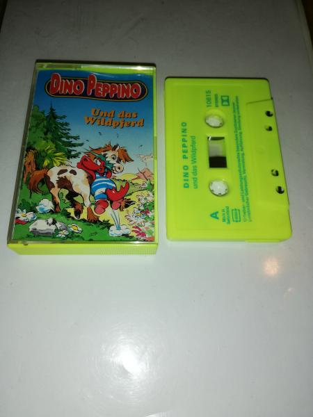Dino Peppino Folge 15 und das Wildpferd Gelb mit Blauen Druck  MJ10615