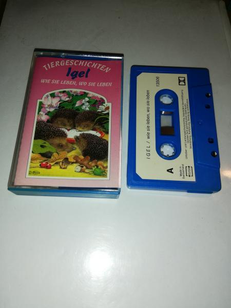 Tiergeschichten Folge 6 Igel Wie sie leben. wo sie leben Blau mit Weißen Aufkleber MJ 13506