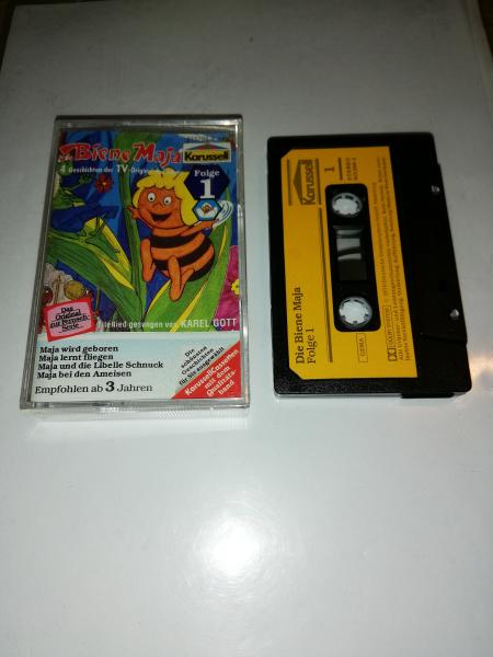 Die Biene Maja Folge 1 Schwarz mit Gelben Aufkleber 815288-4 Karussell