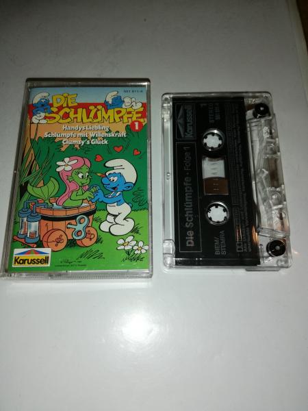 Die Schlümpfe Folge 1 Transparent mit Weißen Druck 551611-4 Karussell