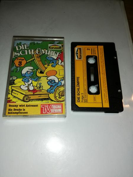 Die Schlümpfe Folge 3 Schwarz mit Gelben Aufkleber 833357-4