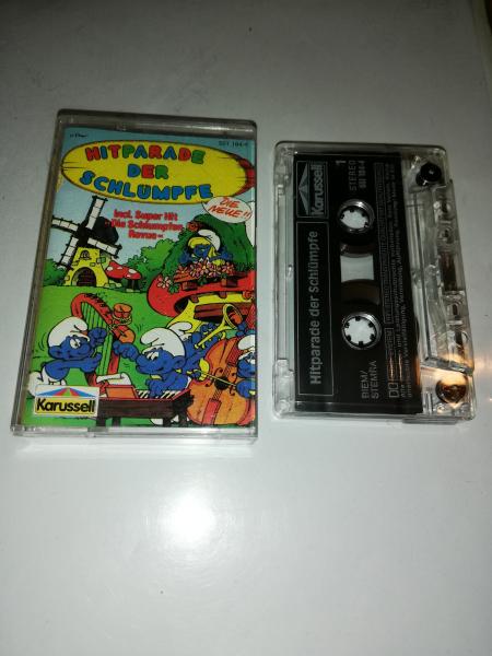 Hitparade der Schlümpfe Transparent mit Weißen Druck 551184-4 Karussell