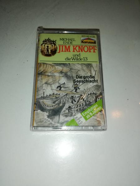 Jim Knopf und die Wilde 13 Die große Seeschlacht Transparent mit Gelben Druck 823142-4 Originalverpackt