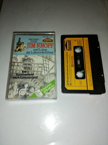 Jim Knopf und Lukas der Lokomotivführer Von Kummerland nach Lummerland Schwarz mit Gelben Aufkleber 823145-4