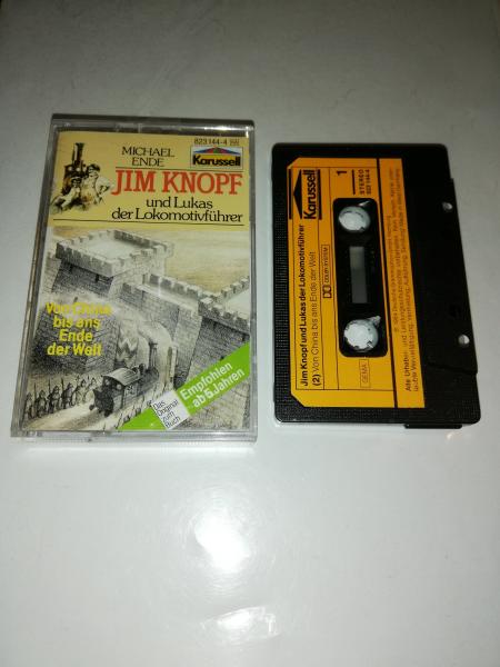 Jim Knopf und Lukas der Lokomotivführer Von China bis ans Ende der Welt Schwarz mit Gelben Aufkleber 823144-4 Karussell