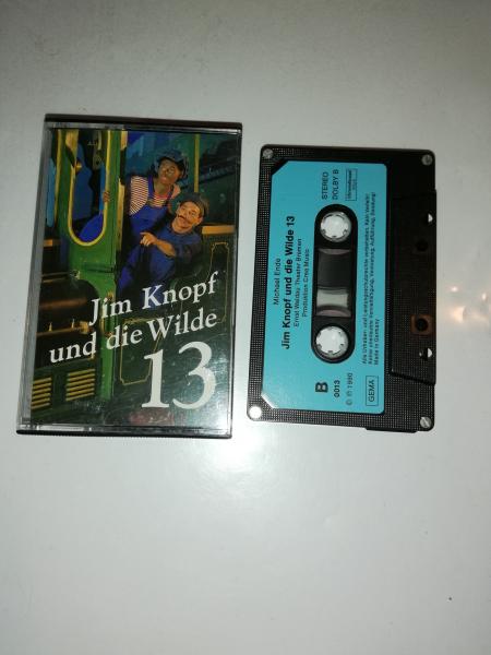 Jim Knopf und die Wilde 13 4-fach Silber geschraubt Schwarz mit Blauen Aufkleber 0013 Ernst Waldau Theater Bremen