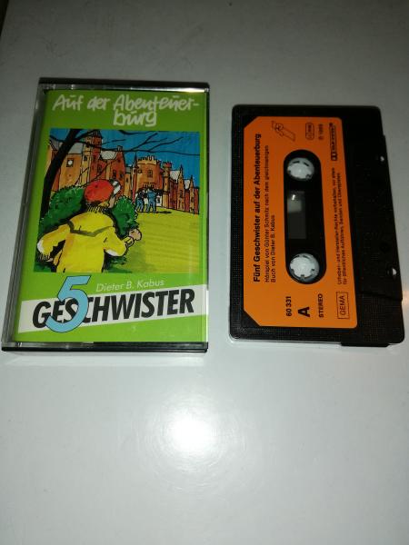 5 Geschwister auf der Abenteuerburg Schwarz mit Orangen Aufkleber 60331