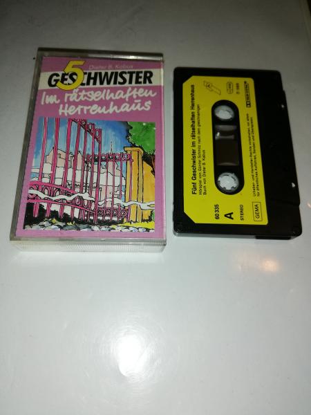 5 Geschwister im rätselhaften Herrenhaus Schwarz mit Gelben Aufkleber 60335