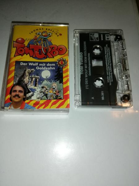 Tom Turbo Folge 1 Der Wolf mit dem Goldzahn Transparent mit Weißen Druck 99.381