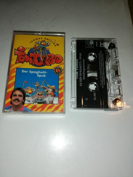 Tom Turbo Folge 4 Der Spaghetti- Spuk Transparent mit Weißen Druck 99.384