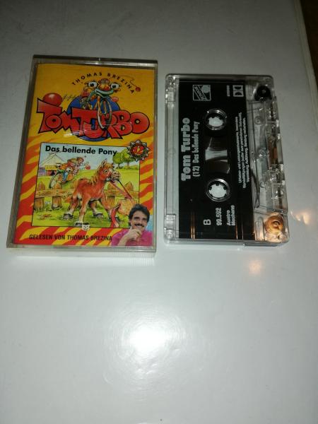 Tom Turbo Folge 12 Das bellende Pony Transparent mit Weißen Druck 99.592 Junior