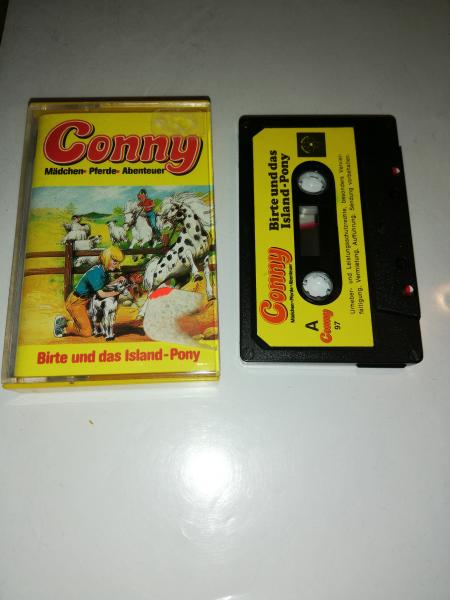 Conny Birte und das Island-Pony 5-fach Schwarz geschraubt Schwarz mit Gelben Aufkleber CO 097 Tonstudio Braun