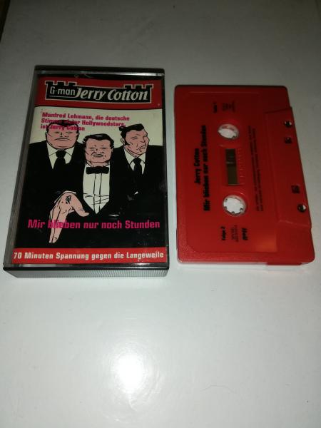 Jerry Cotton Folge 2 Mir blieben nur noch Stunden Rot mit Schwarzen Druck 405-51014