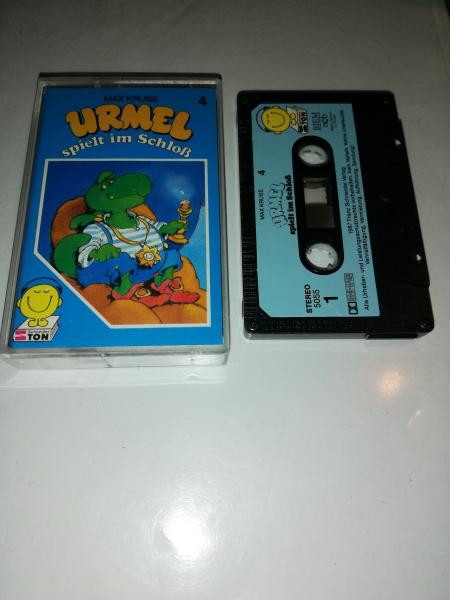 Urmel aus dem Eis Folge 4 spielt im Schloß 5-fach Schwarz geschraubt Schwarz mit Blauen Aufkleber 5055 Schneiderton