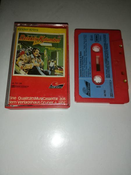 Detektiv Kolumbus & Sohn Folge 1 Echtes Geld für falsche Pfiffe Rot mit Blauen Aufkleber 48792 UW Maritim