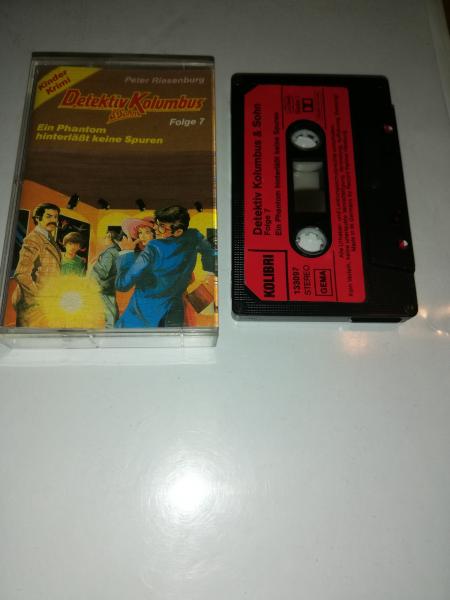 Detektiv Kolumbus & Sohn Folge 7 Ein Phantom hinterläßt keine Spuren 5-fach Schwarz geschraubt Schwarz mit Roten Aufkleber 133097 Kolibri