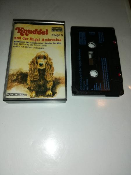 Knuddel und der Engel Ambrosius Folge 5 Schwarz mit Blauen Druck AB 299059