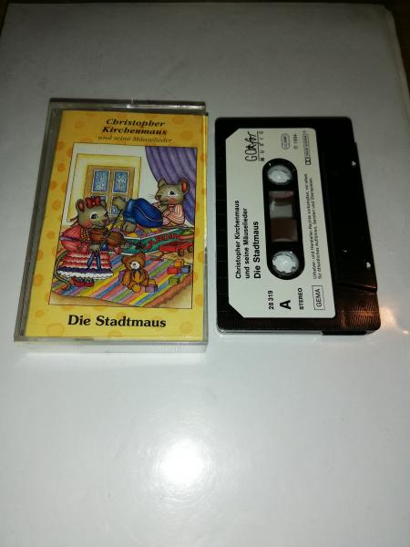 Christopher Kirchenmaus Die Stadtmaus Schwarz mit Weißen Aufkleber 28319